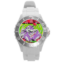 Blink 182 Round Plastic Sport Watch (l) by avitendut