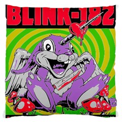 Blink 182 Large Premium Plush Fleece Cushion Case (one Side) by avitendut