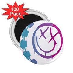 Blink 182 Logo 2 25  Magnets (100 Pack)  by avitendut