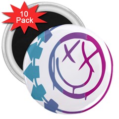 Blink 182 Logo 3  Magnets (10 Pack)  by avitendut