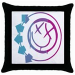 Blink 182 logo Throw Pillow Case (Black) Front