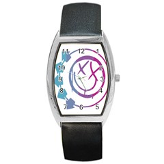 Blink 182 Logo Barrel Style Metal Watch by avitendut