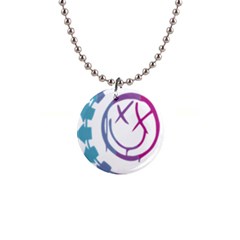 Blink 182 Logo 1  Button Necklace by avitendut