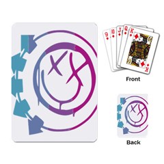 Blink 182 Logo Playing Cards Single Design (rectangle) by avitendut