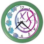 Blink 182 logo Color Wall Clock Front