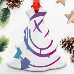 Blink 182 Logo Christmas Tree Ornament (two Sides)