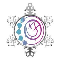 Blink 182 Logo Metal Small Snowflake Ornament by avitendut