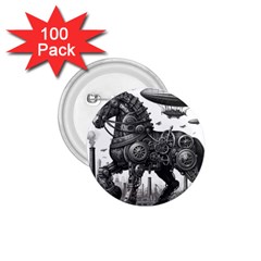 Steampunk Horse  1 75  Buttons (100 Pack)  by CKArtCreations