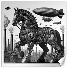 Steampunk Horse  Canvas 12  X 12  by CKArtCreations