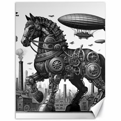 Steampunk Horse  Canvas 18  X 24  by CKArtCreations