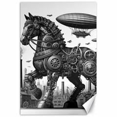 Steampunk Horse  Canvas 20  X 30  by CKArtCreations