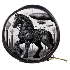 Steampunk Horse  Mini Makeup Bag by CKArtCreations