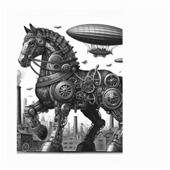 Steampunk Horse  Small Garden Flag (two Sides) by CKArtCreations