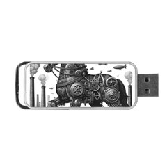 Steampunk Horse  Portable Usb Flash (one Side) by CKArtCreations