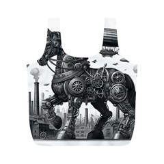 Steampunk Horse  Full Print Recycle Bag (m) by CKArtCreations