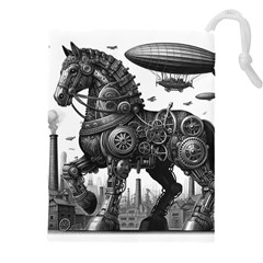 Steampunk Horse  Drawstring Pouch (5xl) by CKArtCreations