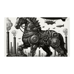 Steampunk Horse  Banner And Sign 5  X 3  by CKArtCreations