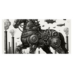 Steampunk Horse  Banner And Sign 6  X 3  by CKArtCreations