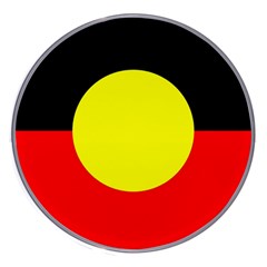 Aboriginal Flag On Wireless Fast Charger (white) by FirstNationsInstituteAustralia