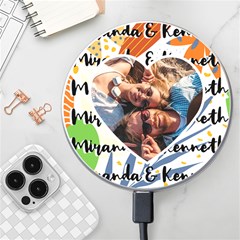 Personalized Paint Name Photo Wireless Fast Charger - Wireless Fast Charger(White)