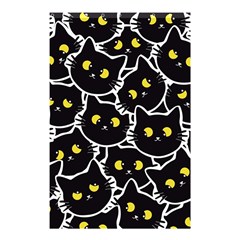 Cat Pattern Pet Drawing Eyes Shower Curtain 48  X 72  (small)  by Maspions