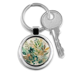 Flowers Spring Key Chain (round)