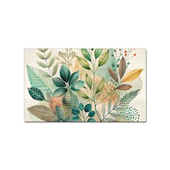 Flowers Spring Sticker (rectangular)