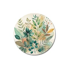 Flowers Spring Magnet 3  (round)