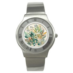 Flowers Spring Stainless Steel Watch