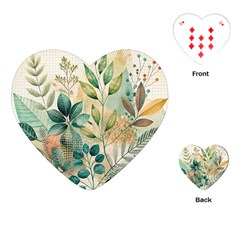 Flowers Spring Playing Cards Single Design (heart)