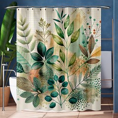 Flowers Spring Shower Curtain 60  X 72  (medium)  by Maspions