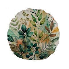 Flowers Spring Standard 15  Premium Round Cushions