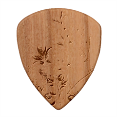 Flowers Spring Wood Guitar Pick (set Of 10)