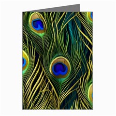 Peacock Pattern Greeting Cards (pkg Of 8)