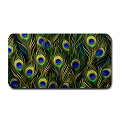 Peacock Pattern Medium Bar Mat