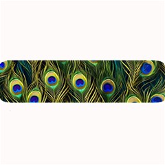 Peacock Pattern Large Bar Mat