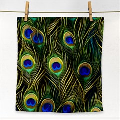 Peacock Pattern Face Towel