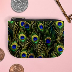 Peacock Pattern Mini Coin Purse