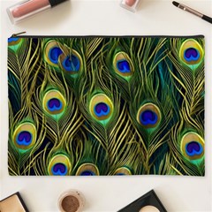 Peacock Pattern Cosmetic Bag (XXXL)