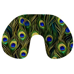 Peacock Pattern Travel Neck Pillow