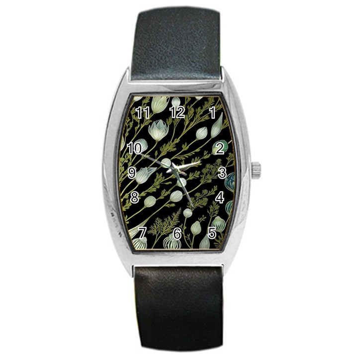 Sea Weed Salt Water Barrel Style Metal Watch