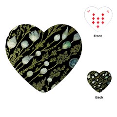 Sea Weed Salt Water Playing Cards Single Design (heart)