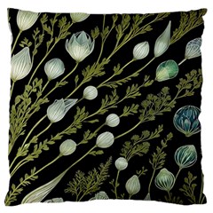 Sea Weed Salt Water Large Cushion Case (one Side)