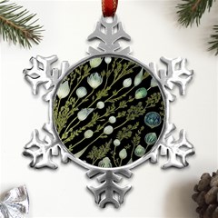 Sea Weed Salt Water Metal Small Snowflake Ornament