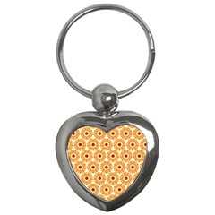 Pattern Shape Design Art Drawing Key Chain (heart) by Maspions