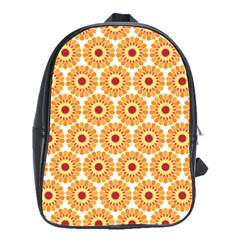 Pattern Shape Design Art Drawing School Bag (large)