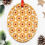 Pattern Shape Design Art Drawing Oval Filigree Ornament (Two Sides) Front