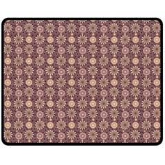 Mandala Flower 1 Mandala Flower  Fleece Blanket (medium) by DinkovaArt