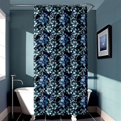 Blue Roses 1 Blue Roses 2 Shower Curtain 36  X 72  (stall)  by DinkovaArt