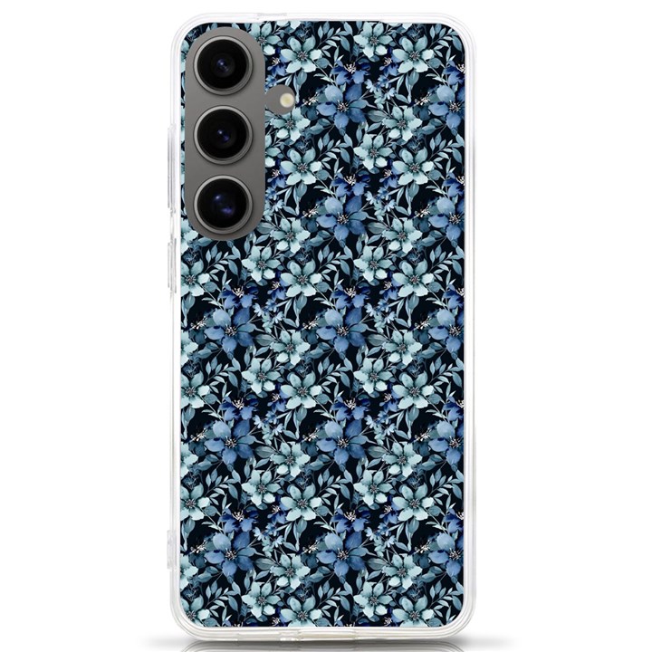 Blue Roses 1 Blue Roses 2 Samsung Galaxy S24 Ultra 6.9 Inch TPU UV Case